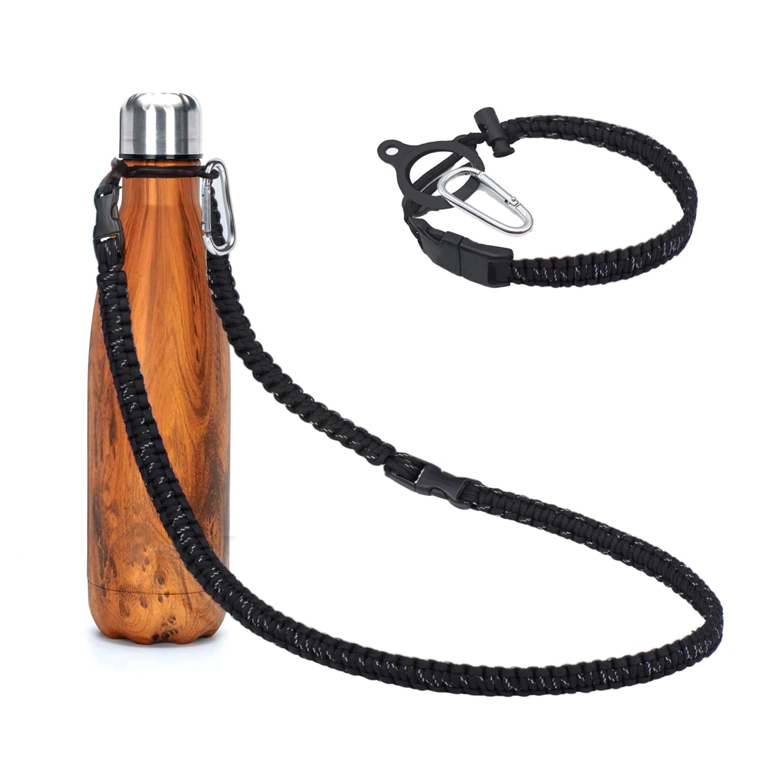 Amazon.com: Wongeto Paracord Handle with Long Shoulder Strap